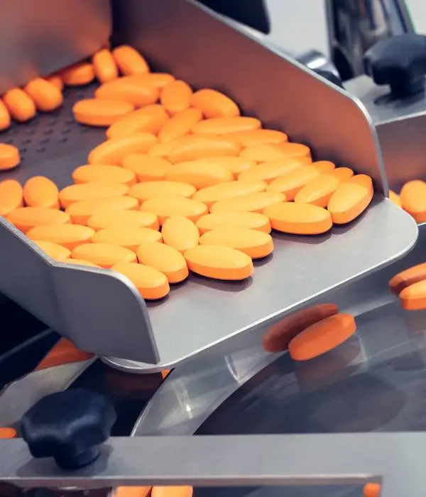 linea produccion farmaceutica produccion tabletas o fabricacion vitaminas transportador tabletas TAIB